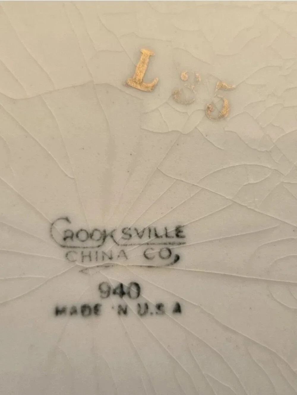 Crooksville vintage 1935